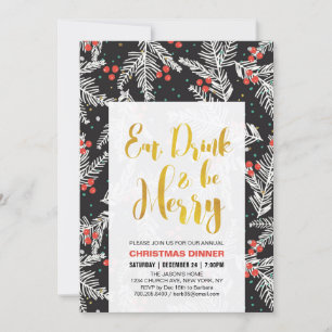 Fiesta de Navidad Moderna, Invitaciones a Fiestas 
