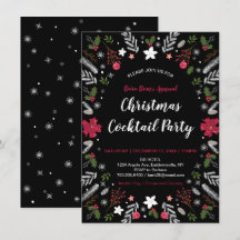 Fiesta de Navidad Moderna, Invitaciones a Fiestas 