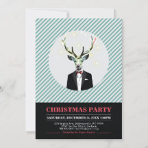 Fiesta de Navidad Moderna, Invitaciones para Fiest
