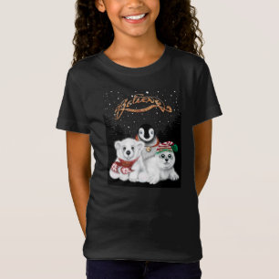 Fiesta de Navidad oso polo pingüino foca