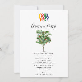 Fiesta de Navidades con logotipo comercial de vaca