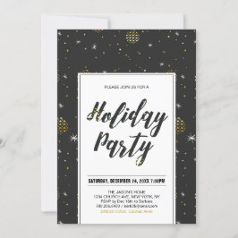Fiesta de Navidades modernos, invitaciones para fi