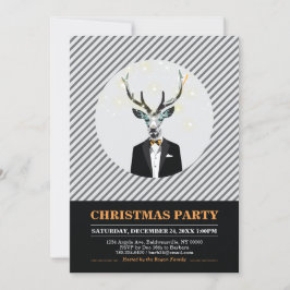 Fiesta de Navidades modernos, invitaciones para fi