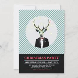 Fiesta de Navidades modernos, invitaciones para fi