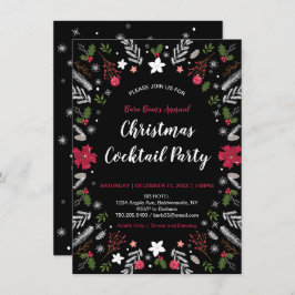 Fiesta de Navidades modernos, invitaciones para fi