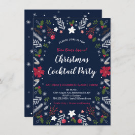 Fiesta de Navidades modernos, invitaciones para fi