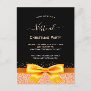 Fiesta de Navidades virtuales subió invitación neg
