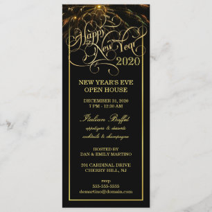 Fiesta de Noche Vieja - invitaciones formales