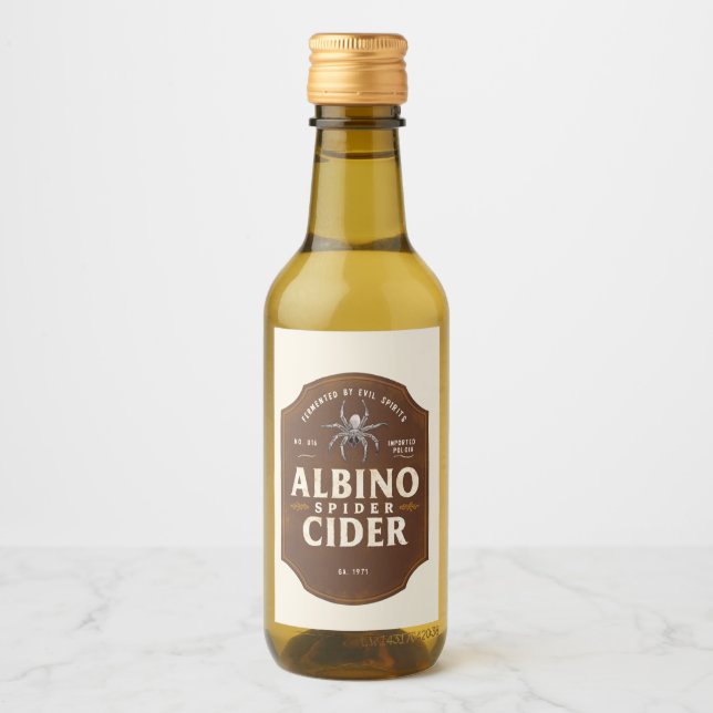 Fiesta de nombre Pegatina gracioso líquido Gin Uni (Anverso)