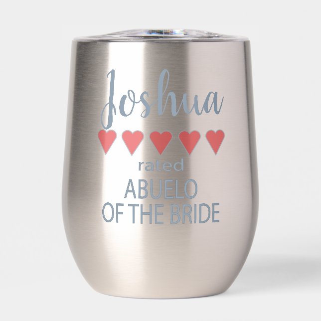 Fiesta de novias y bodas 5 corazón abuelo de novia (Frente)