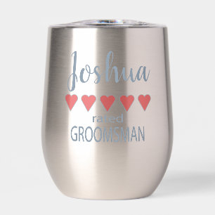 Fiesta de novias y bodas 5 Heart Groomsman