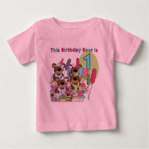 Fiesta de Oso de Teddy camisetas de cumpleaños y r