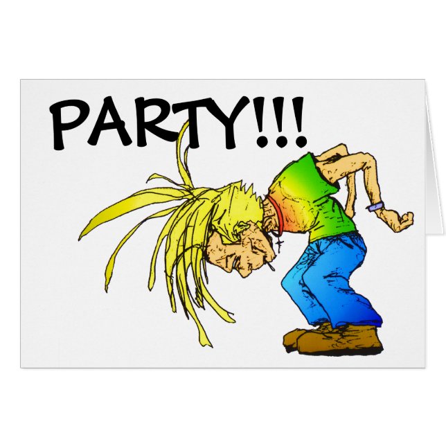 Fiesta de pandilla de la cabeza del mosh Metalizad (Anverso (Horizontal))