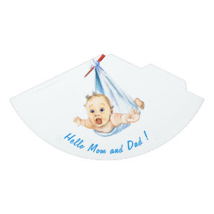 Fiesta de papel de cigüeñas y bebés Gorra Personal