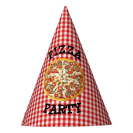Fiesta de papel Fiesta Pizza Gorra de cumpleaños