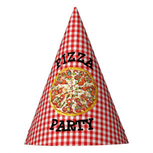 Fiesta de papel Fiesta Pizza Gorra de cumpleaños