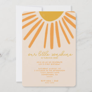 FIESTA DE PEQUEÑO SOL INVITACIÓN