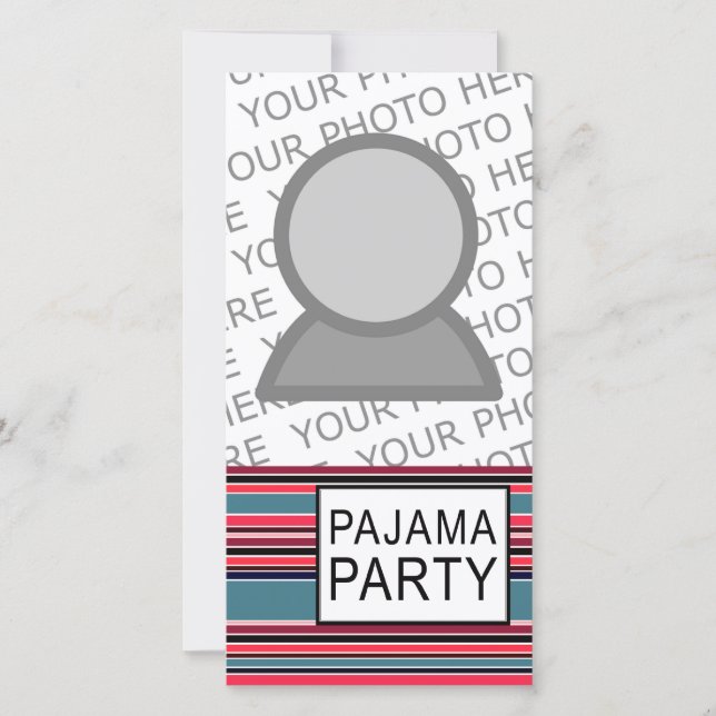 fiesta de pijama rayado (Anverso)