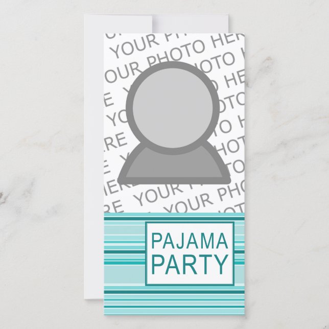 fiesta de pijama rayado (Anverso)