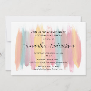 Fiesta de pintura Invitación a ducha de novia
