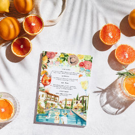 Fiesta de Piscina Italiana Toscana | Menú Spritz