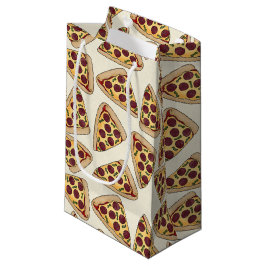 Fiesta de pizza temática pequeña bolsa de regalo
