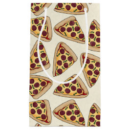 Fiesta de pizza temática pequeña bolsa de regalo