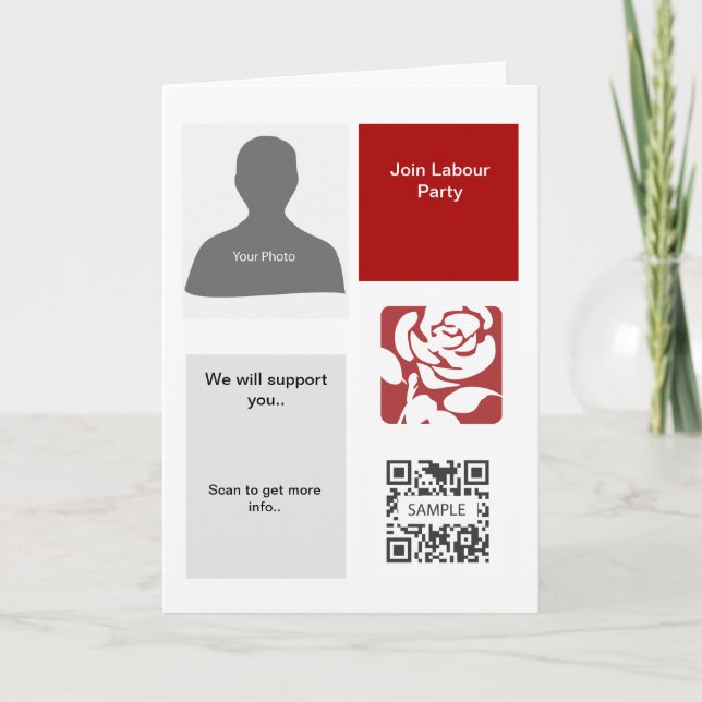 Fiesta de plantilla de tarjetas de felicitación (Anverso)