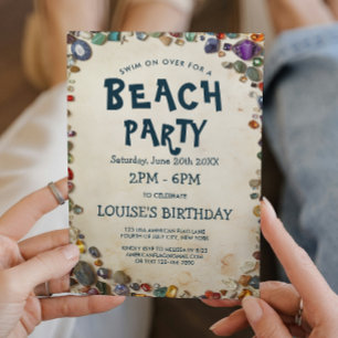 Fiesta de Playa y Diamante Enviar Invitación