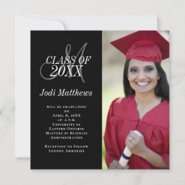 Fiesta de posgrado de Invitación de graduación Mon