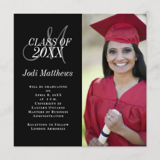 Fiesta de posgrado de Invitación de graduación Mon