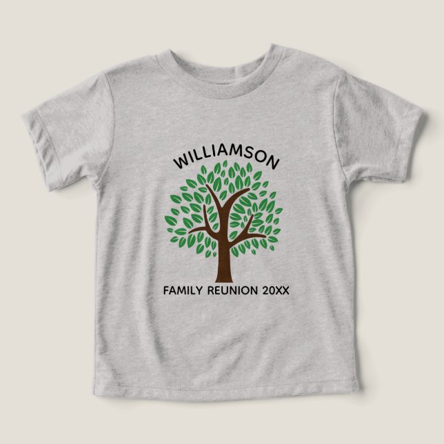 Fiesta de Reunión Personalizado de árbol familiar (Diseño delantero )
