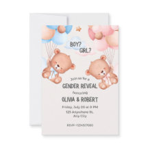 fiesta de revelación de género, invitación