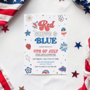 Fiesta de Rojo Blanco y Azul, Invitación a la Fies