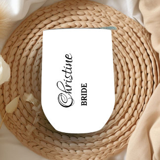 Fiesta de soltera de vino de novia personalizada