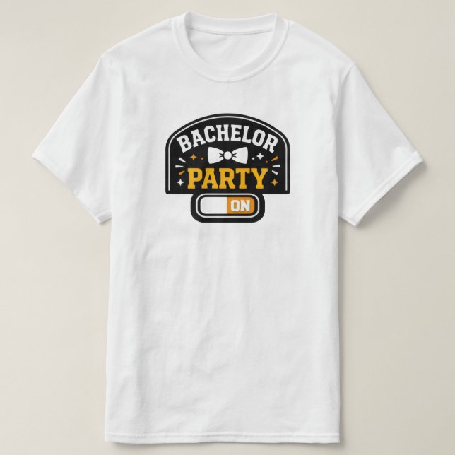 Fiesta de Soltero – Camiseta Unisex Moderna (Diseño del anverso)