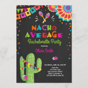 Fiesta de soltero Invitación a la Fiesta Nacho Pro