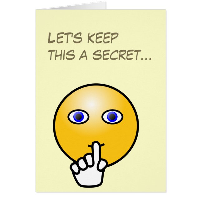 Fiesta de sorpresa secreto del emoticon del (Frente)