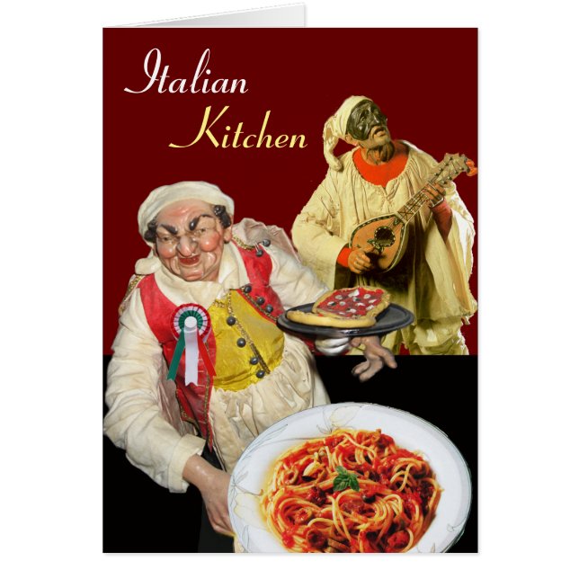 Fiesta de SPAGHETTI, chef de cocina italiana (Frente)