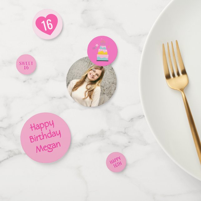 ¡Fiesta de Sweet 16! Confeti de mesa (Grupo)