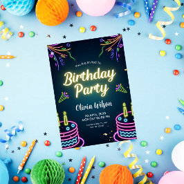 fiesta de tarjeta de invitación de cumpleaños - ta