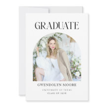 Fiesta de tarjeta de Invitación de graduación de f