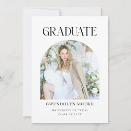 Fiesta de tarjeta de Invitación de graduación de f