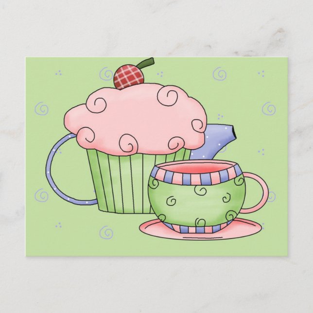 Fiesta de té - 10 mejores postales vistas 06 de fe (Anverso)