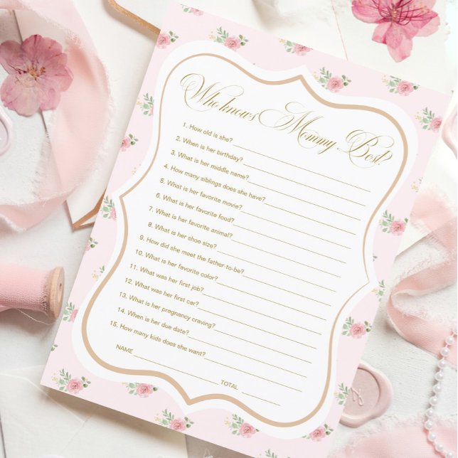 Fiesta de té Baby Shower que conoce la tarjeta de  (Subido por el creador)