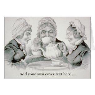 Fiesta de té de época, una copa que vitorea