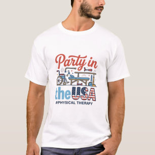 Fiesta de Terapia Física en EE. UU. Camiseta Vinta
