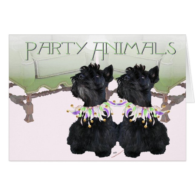 Fiesta de Terriers Escoceses Animal (Anverso (Horizontal))