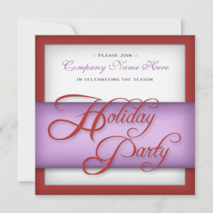 Fiesta de vacaciones corporativas - Invitaciones r