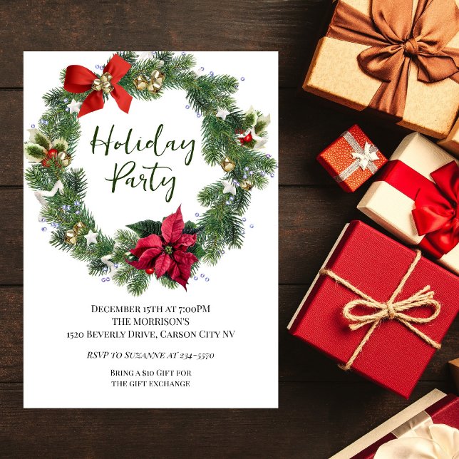 Fiesta de vacaciones de navidades con invitación a (Subido por el creador)